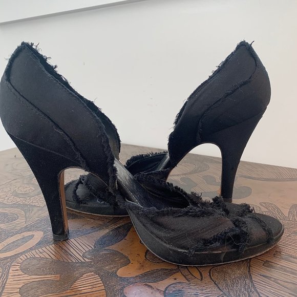 Pedro Garcia Satin Pumps - Picture 2 of 3